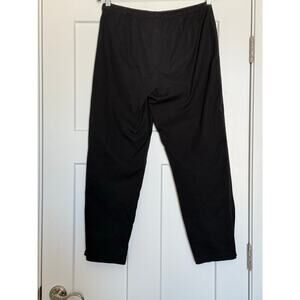 Eileen Fisher Women's Size Small Black Straight Leg Cropped Side Zip Pants
